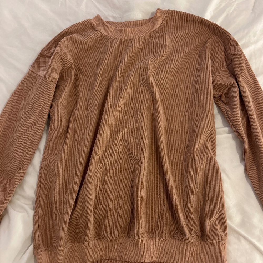 Women’s corduroy sweat shirt